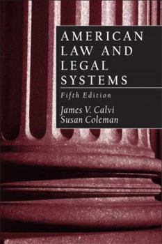 Paperback American Law and Legal Systems Book