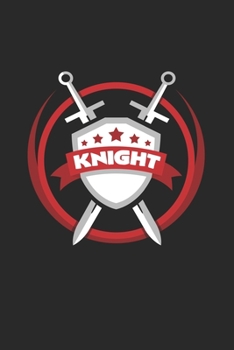 Knight: 6x9 Knight Middleage | dotgrid | dot grid paper | notebook | notes