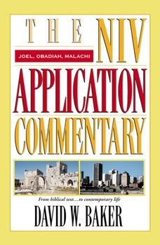 Joel, Obadiah, Malachi (NIV Application Commentary) - Book  of the NIV Application Commentary, Old Testament