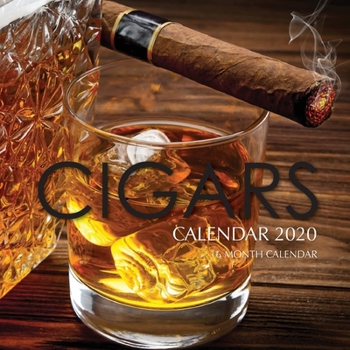 Paperback Cigars Calendar 2020: 16 Month Calendar Book