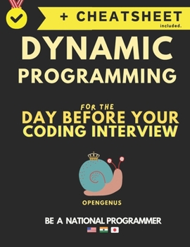 Paperback Dynamic Programming for the day before your coding interview Book