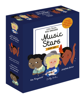 Hardcover Little People, Big Dreams: Music Stars: 3 Books from the Best-Selling Series! Ella Fitzgerald - Dolly Parton - Josephine Baker Book