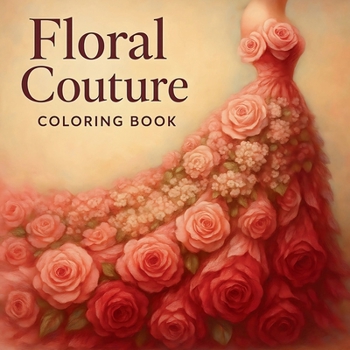 Paperback Floral Couture Coloring Book