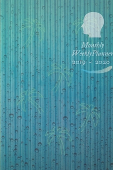 Paperback Planner weekly monthly: Simple planner 2019-2020 Book