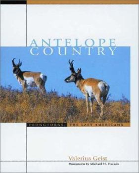 Hardcover Antelope Country: Pronghorns: The Last Americans Book
