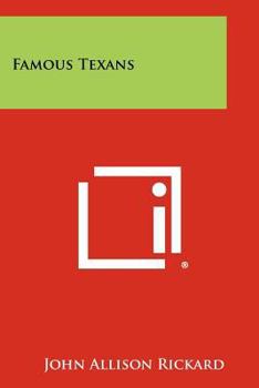 Paperback Famous Texans Book