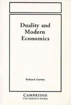 Paperback Duality and Modern Economics Book