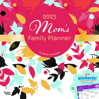 Calendar Mom's Family Planner 2023 Square Stkr Book