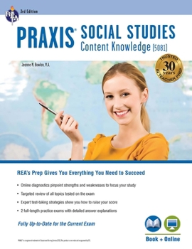 Paperback PRAXIS Social Studies Content Knowledge (5081): Book + Online Book