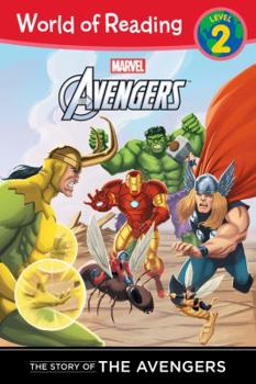 Paperback The Story of the Avengers (Level 2) (World of Reading) Book