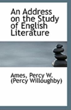 An Address on the Study of English Literature