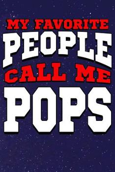 Paperback My Favorite People Call Me Pops: Line Notebook Book