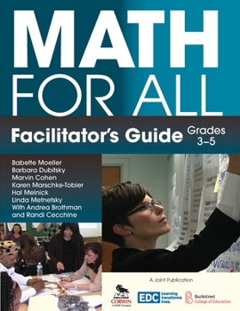 Paperback Math for All Facilitator's Guide, Grades 3-5 Book