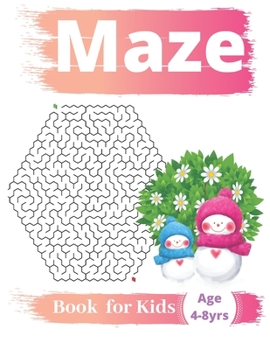 Maze Book For Kids Age 4-8 Yrs Notebook Journal: Vol. 2 Beautiful Funny Maze Book Is A Great Idea For Family Mom Dad Teen & Kids To Sharp Their Brain And Gift For Birthday Anniversary Puzzle Lovers