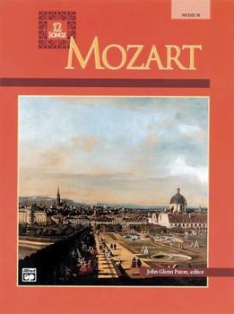 Paperback Mozart -- 12 Songs: Medium Voice Book