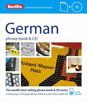 Paperback Berlitz German Phrase Book & CD Book