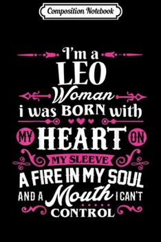 Paperback Composition Notebook: Leo I'm a Leo Women Zodiac Birthday Gift Journal/Notebook Blank Lined Ruled 6x9 100 Pages Book