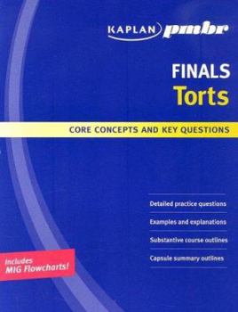 Kaplan PMBR FINALS: Torts: Core Concepts and Key Questions