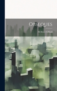 Hardcover Obseques [French] Book
