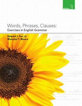 Paperback Words, Phrases, Clauses: Exercises in English Grammar Book