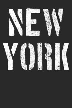 Paperback Notebook: New York Ruled 6x9 120 Pages Book