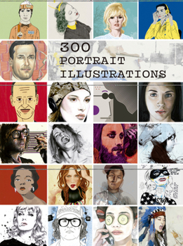 Hardcover 300 Portrait Illustrations Book