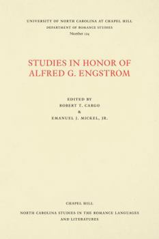 Paperback Studies in Honor of Alfred G. Engstrom Book