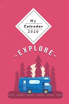 Paperback My Calendar 2020: Your Own Weekly, Monthly And Yearly Planner For 2020 With Beautiful Design Book