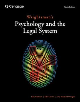 Hardcover Wrightsman's Psychology and the Legal System Book