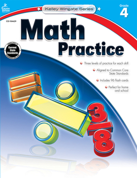 Paperback Math Practice, Fourth Grade Book