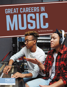 Library Binding Great Careers in Music Book