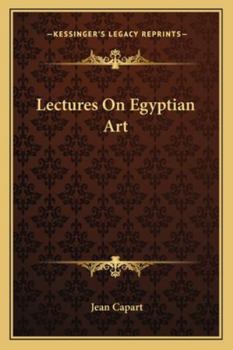 Paperback Lectures On Egyptian Art Book