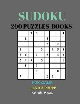Paperback Sudoku 200 Puzzles Books Fun Game Large Print: Very Hard [Large Print] Book