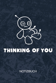 Thinking of You: Lustige Gedanken Notizbuch A5 Kariert - Scherzkeks Heft - Sprüche Notizheft 120 Seiten KARO - Süßer Horror Notizblock Thinking of You ... Motiv - Witzbold Geschenk (German Edition)