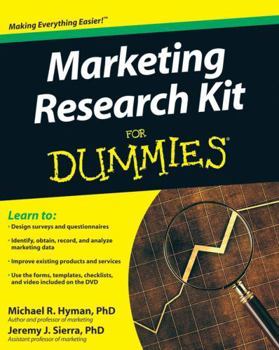 Hardcover Marketing Research Kit for Dummies [With CDROM] Book