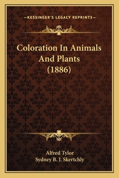 Paperback Coloration In Animals And Plants (1886) Book