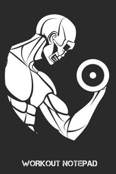 Paperback Workout Notepad: Workout Gym Notepad 6x9 inch Dot Grid Book