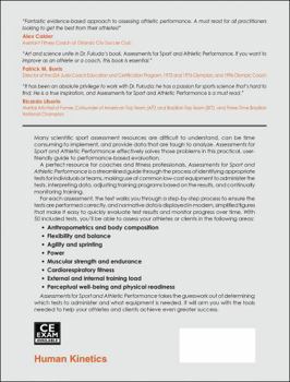 Paperback Assessments for Sport and Athletic Performance Book