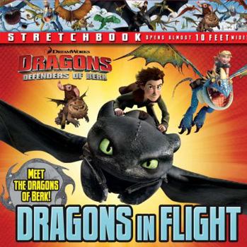 Hardcover DreamWorks: Defenders of Berk: Dragons in Flight Stretchbook (Dragons: Defenders of Berk: Stretchbook) Book