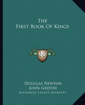 Paperback The First Book Of Kings Book