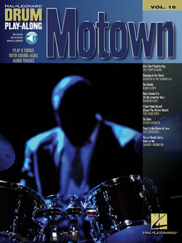 Paperback Motown: Drum Play-Along Volume 18 Book/Online Audio Book