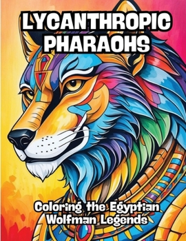 Paperback Lycanthropic Pharaohs: Coloring the Egyptian Wolfman Legends Book