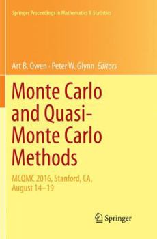 Paperback Monte Carlo and Quasi-Monte Carlo Methods: McQmc 2016, Stanford, Ca, August 14-19 Book