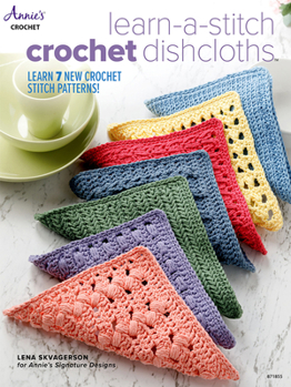 Paperback Learn-A-Stitch Crochet Dishcloths Book