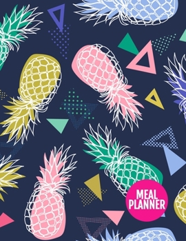 Meal Planner: Pretty Year 365 Daily - 52 Week Calendar Meal Planner Daily Weekly and Monthly For Track & Plan Your Meals Food Planning | Large 8.5 x 11 Inch | 110 Pages  - Cover Design BR 000239