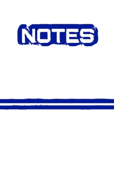 Notes: (5.25" x 8") Notebook