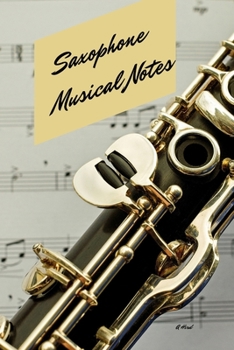 Paperback Saxophone Musical Notes Book