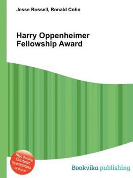 Paperback Harry Oppenheimer Fellowship Award Book