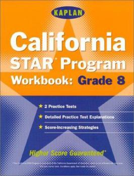 Paperback Kaplan California Star Program Workbook: Grade 8 Book