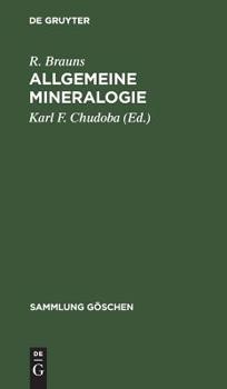 Hardcover Allgemeine Mineralogie [German] Book